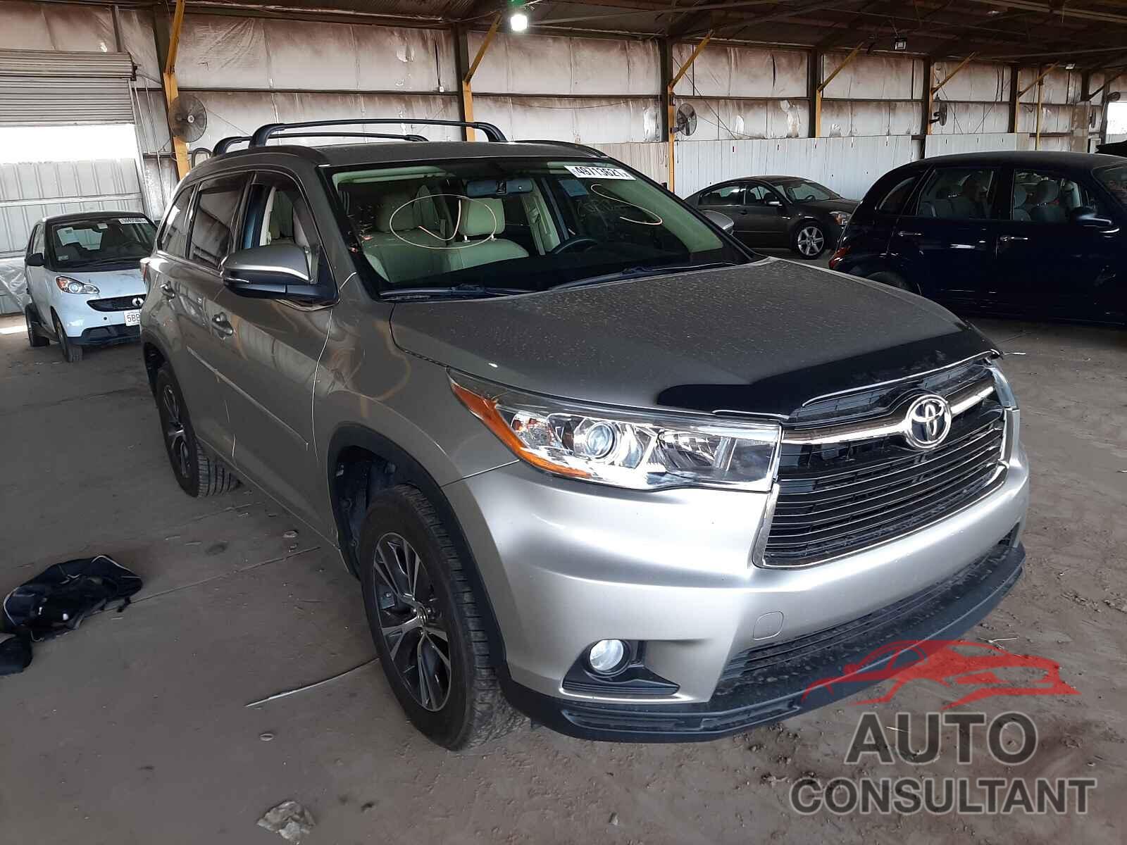 TOYOTA HIGHLANDER 2016 - 5TDKKRFHXGS502252