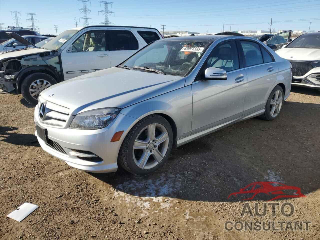 MERCEDES-BENZ C-CLASS 2011 - WDDGF8BB2BR134166