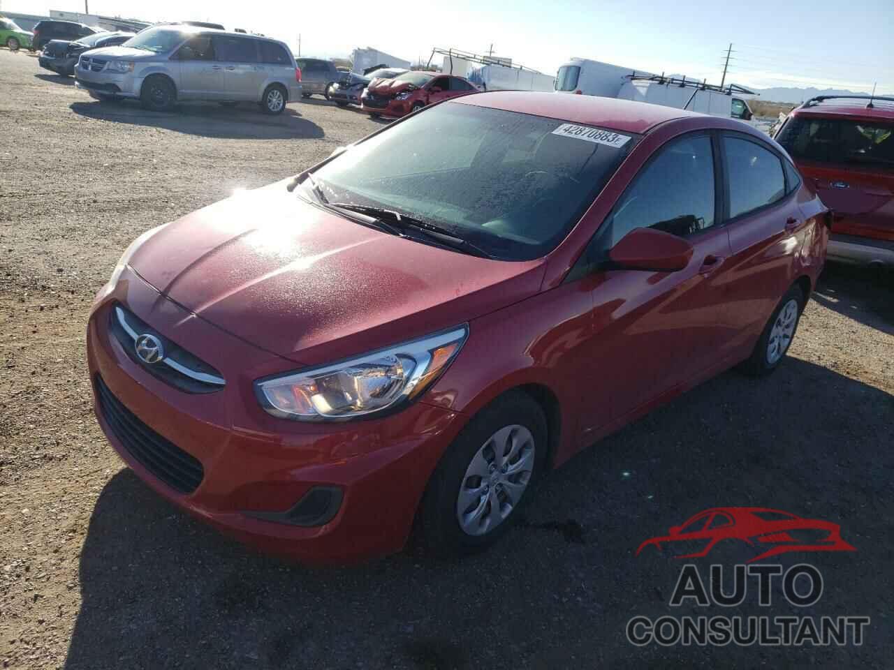 HYUNDAI ACCENT 2017 - KMHCT4AE2HU312312