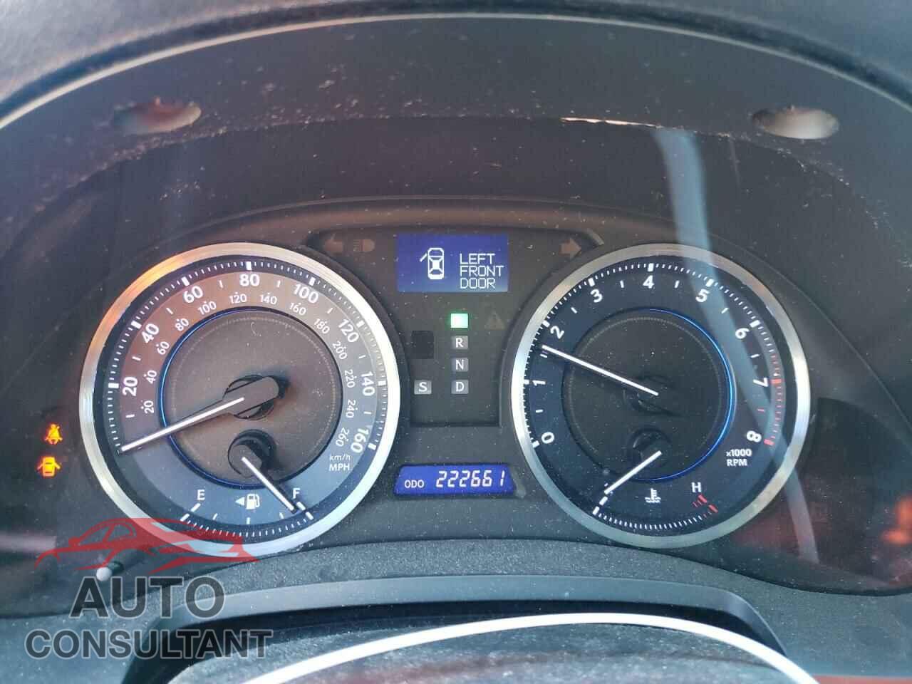 LEXUS IS 2012 - JTHBF5C29C5181980