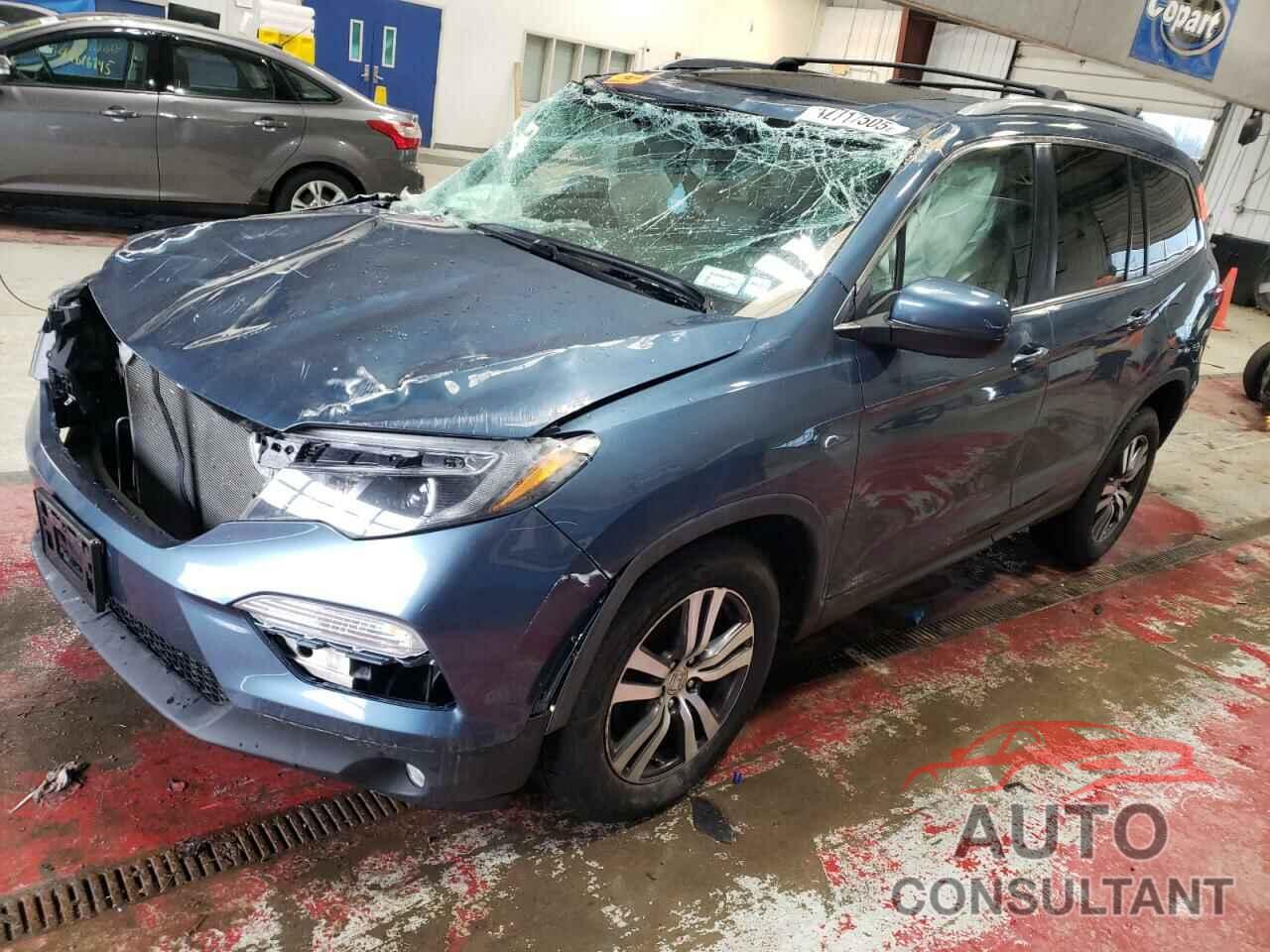 HONDA PILOT 2017 - 5FNYF6H54HB087757
