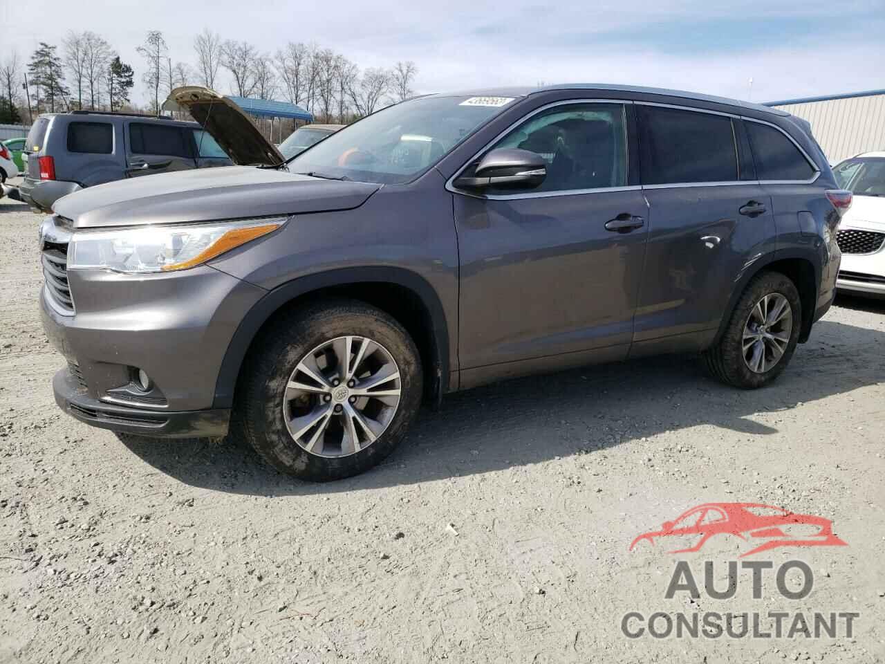 TOYOTA HIGHLANDER 2015 - 5TDJKRFH8FS196002
