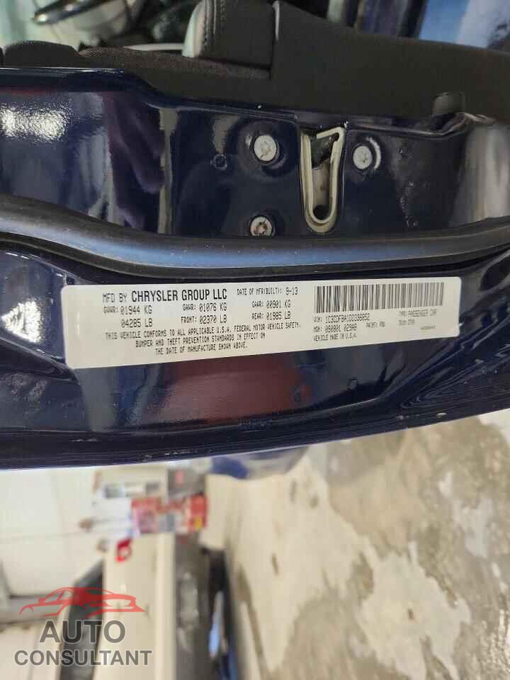 DODGE DART 2013 - 1C3CDFBA1DD336852