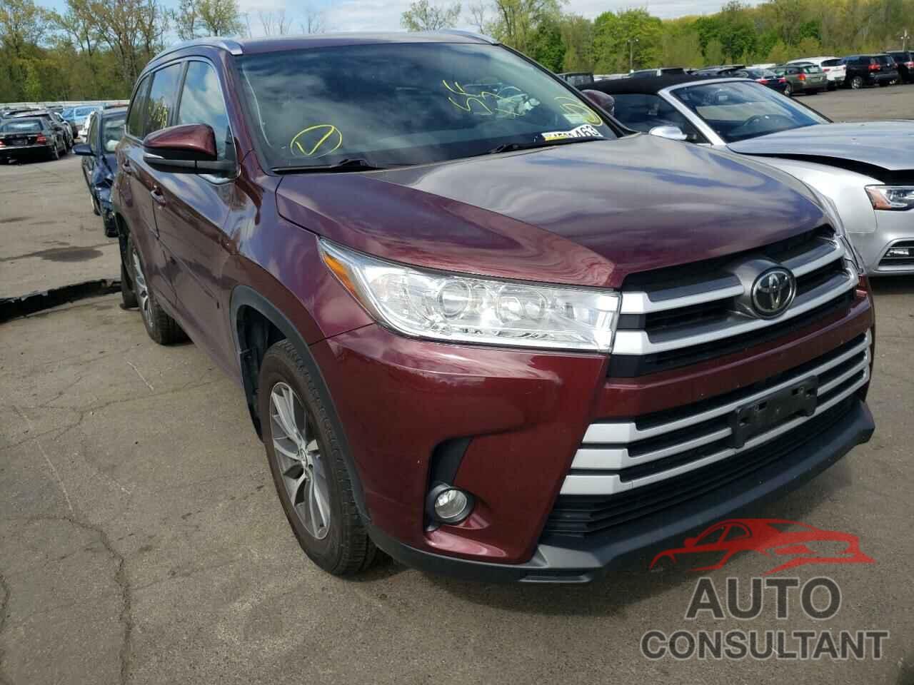TOYOTA HIGHLANDER 2017 - 5TDJZRFH6HS400925