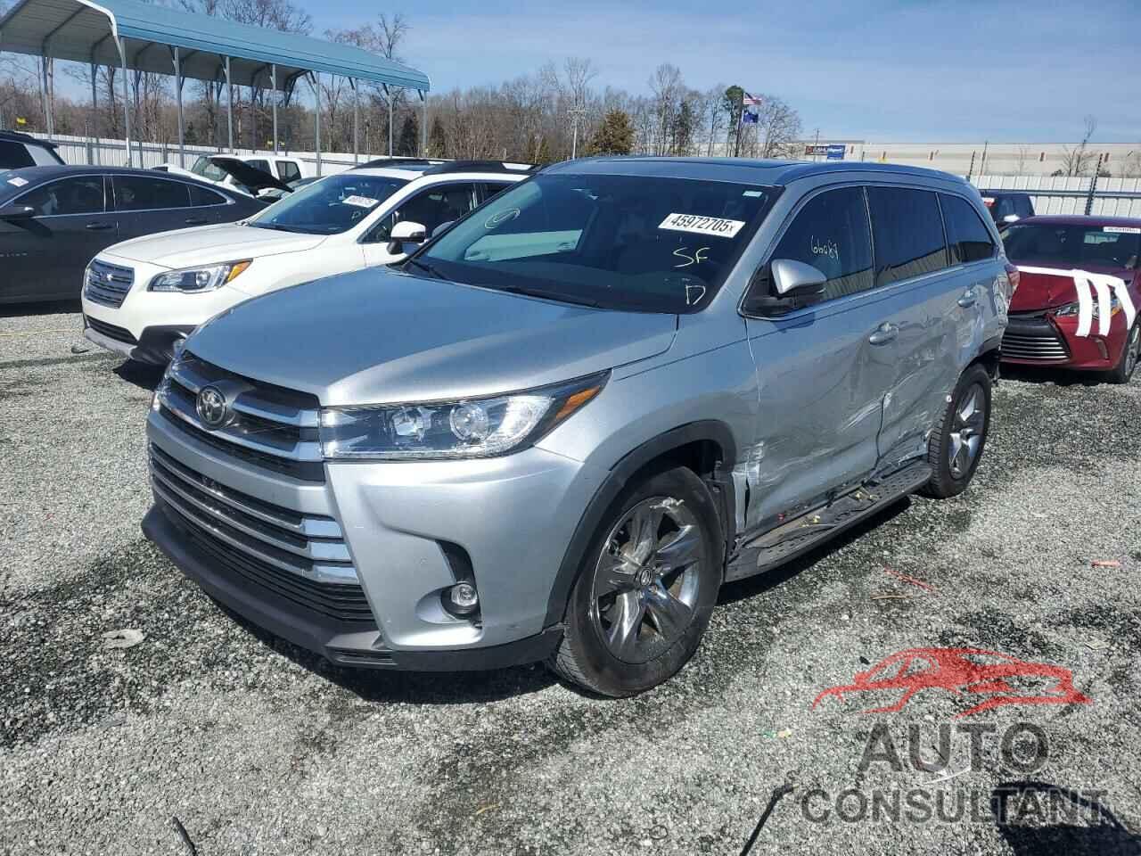 TOYOTA HIGHLANDER 2019 - 5TDDZRFH9KS714945