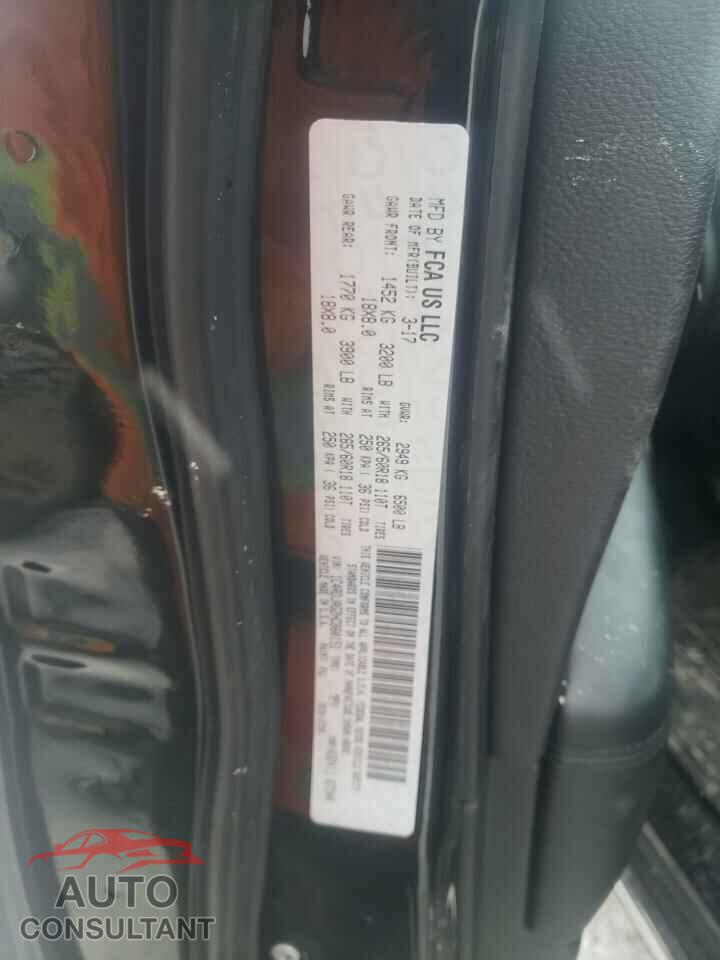 DODGE DURANGO 2017 - 1C4RDJAG2HC860151
