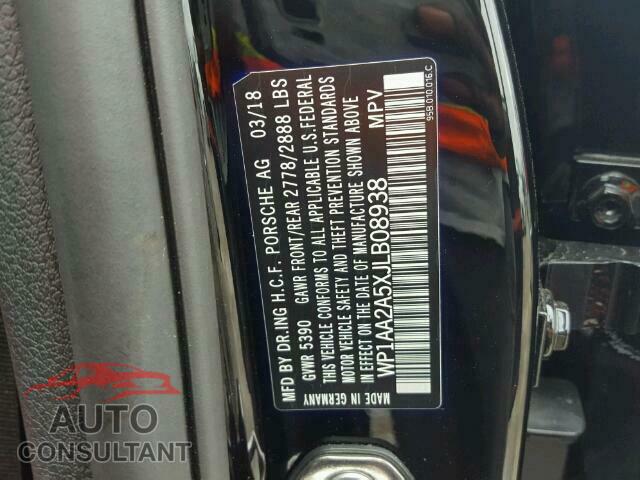 PORSCHE MACAN 2018 - WP1AA2A5XJLB08938