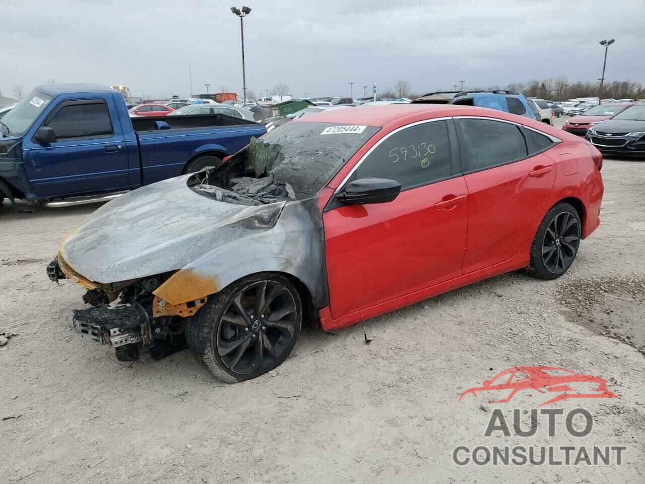 HONDA CIVIC 2019 - 2HGFC2F82KH593130