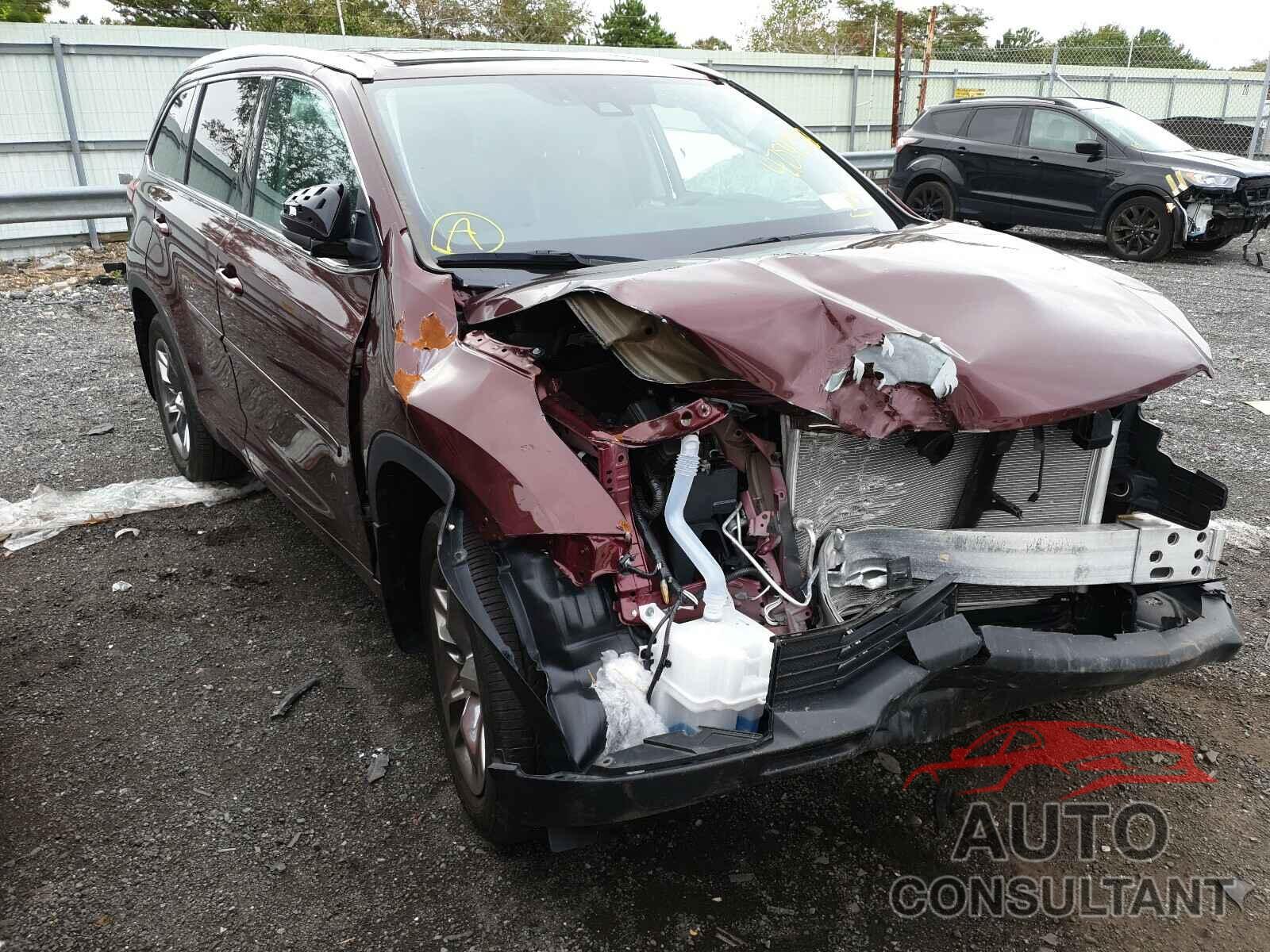 TOYOTA HIGHLANDER 2018 - 5TDDZRFH1JS875501