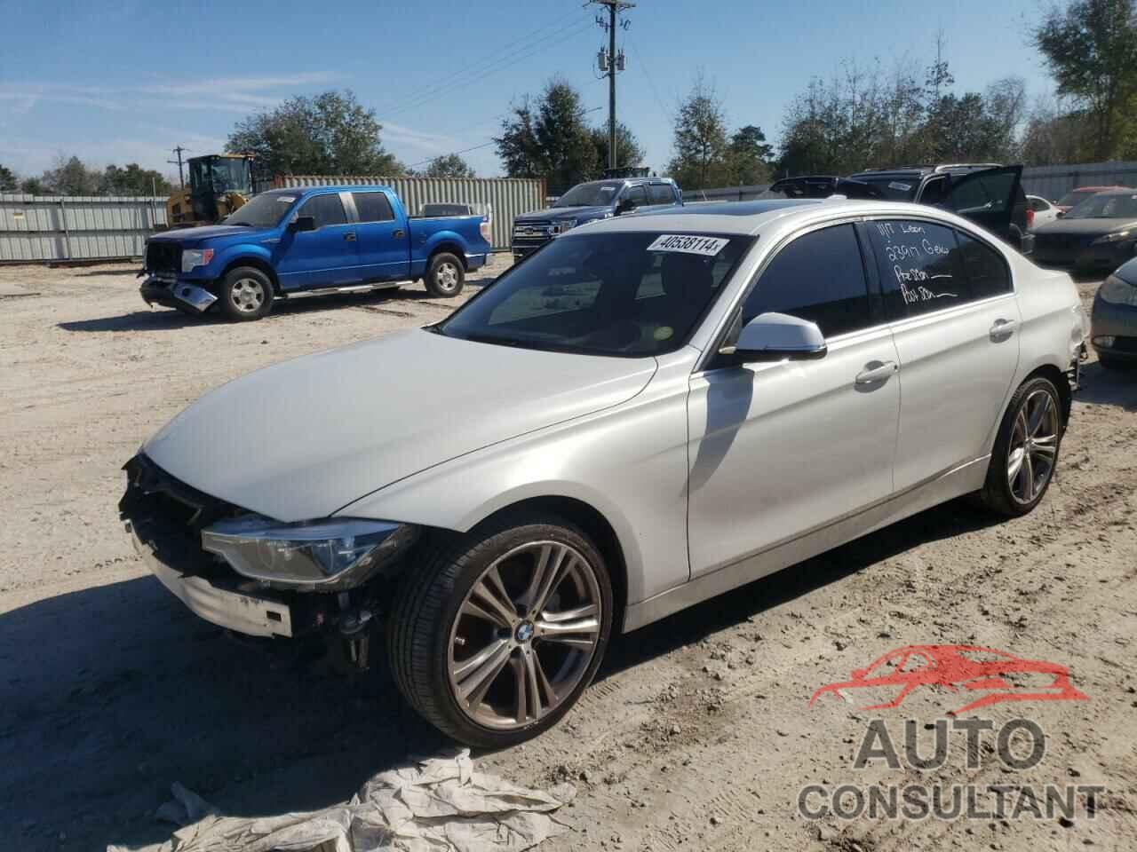 BMW 3 SERIES 2016 - WBA8B3C50GK383374