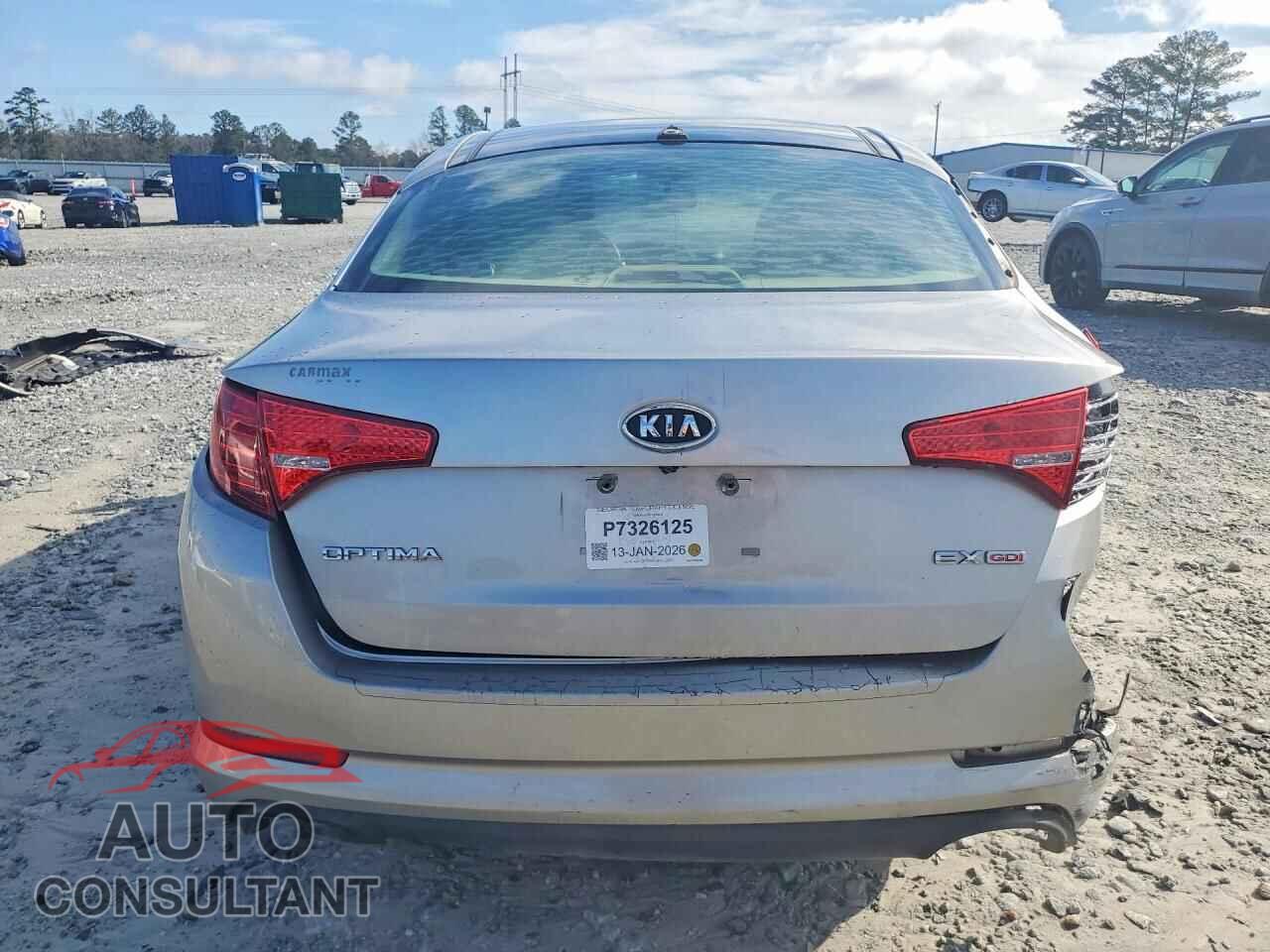 KIA OPTIMA 2012 - 5XXGN4A76CG040329
