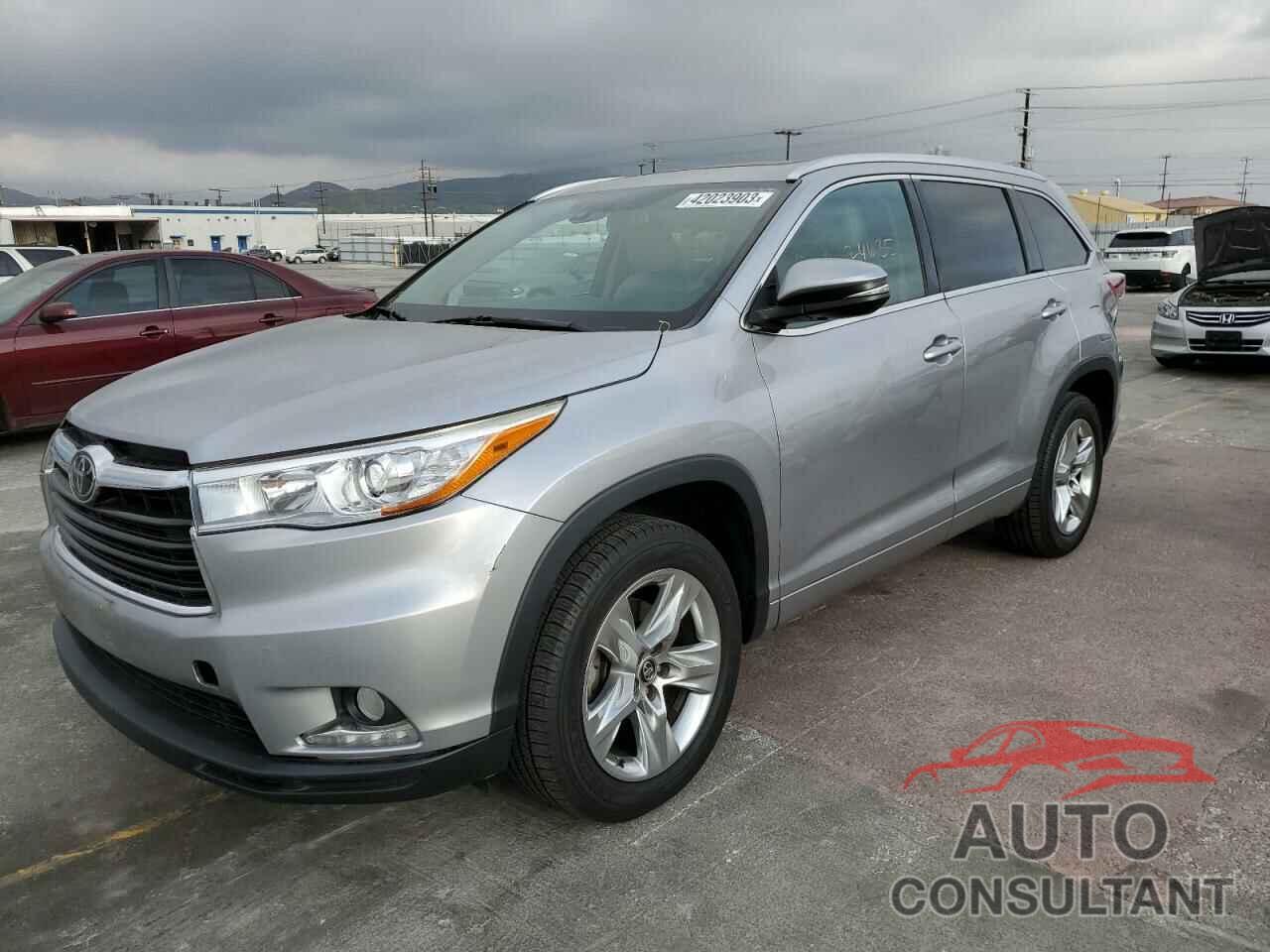 TOYOTA HIGHLANDER 2016 - 5TDYKRFHXGS177886