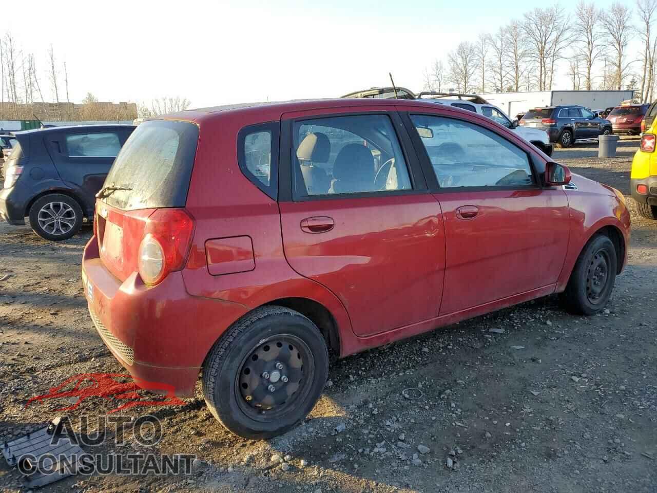 CHEVROLET AVEO 2010 - KL1TD6DE2AB134354