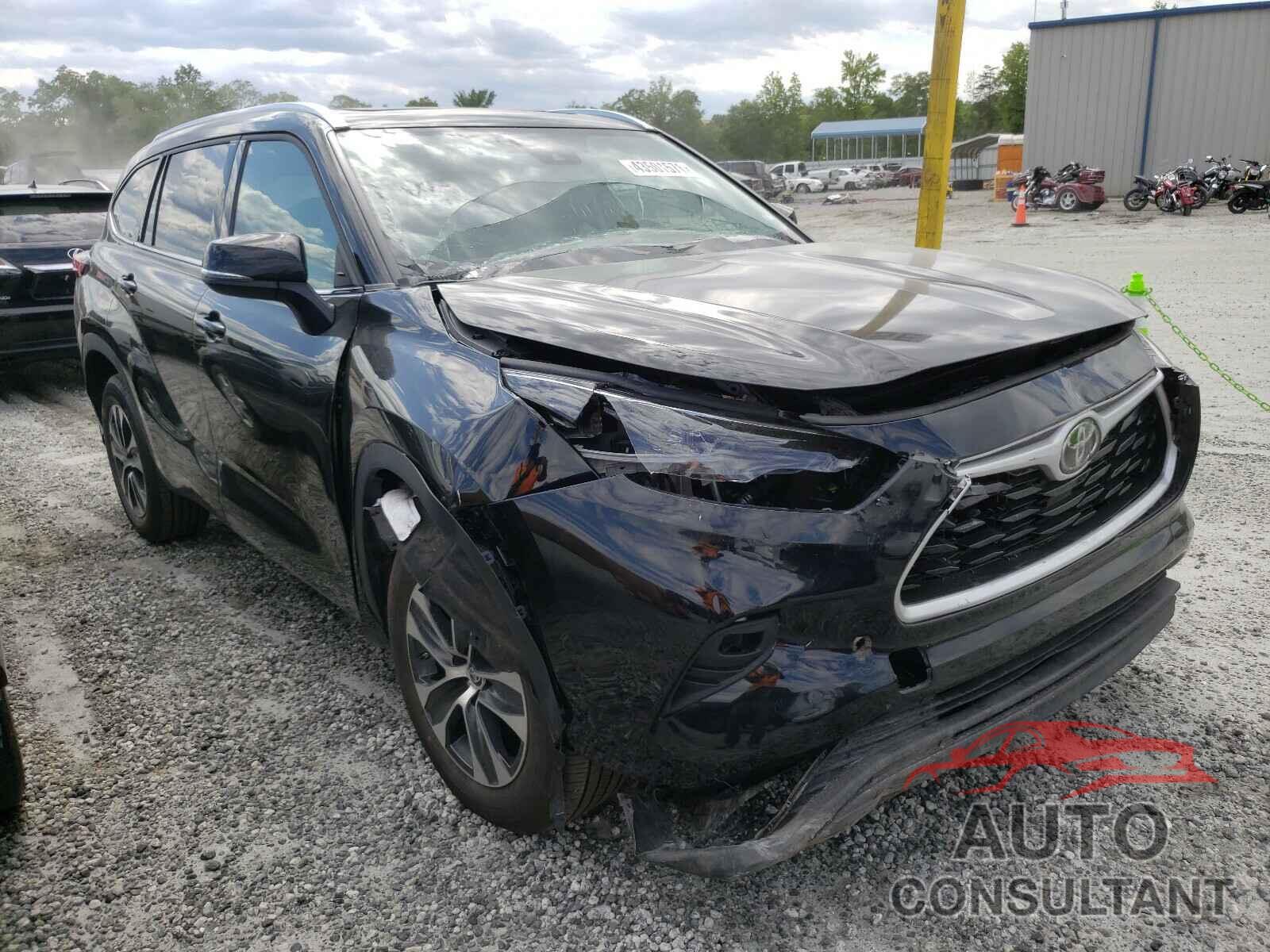 TOYOTA HIGHLANDER 2021 - 5TDGZRAH5MS039263