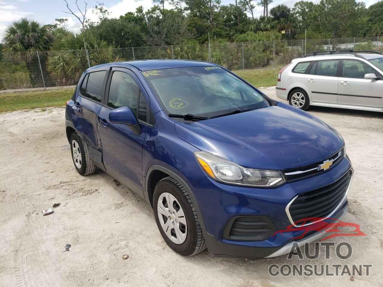 CHEVROLET TRAX 2017 - 3GNCJKSB1HL206597