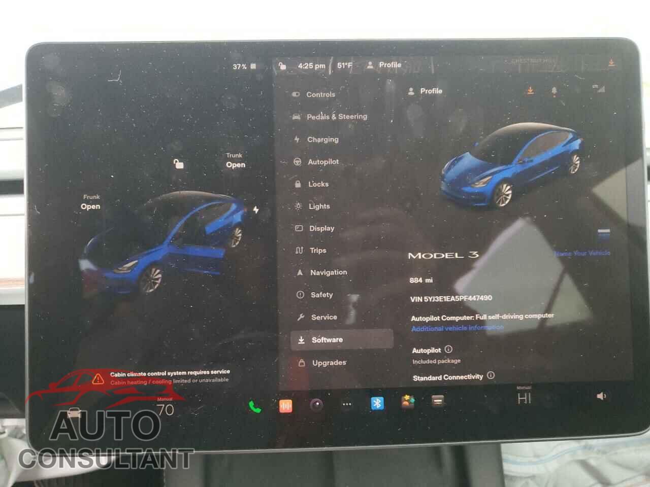 TESLA MODEL 3 2023 - 5YJ3E1EA5PF447490