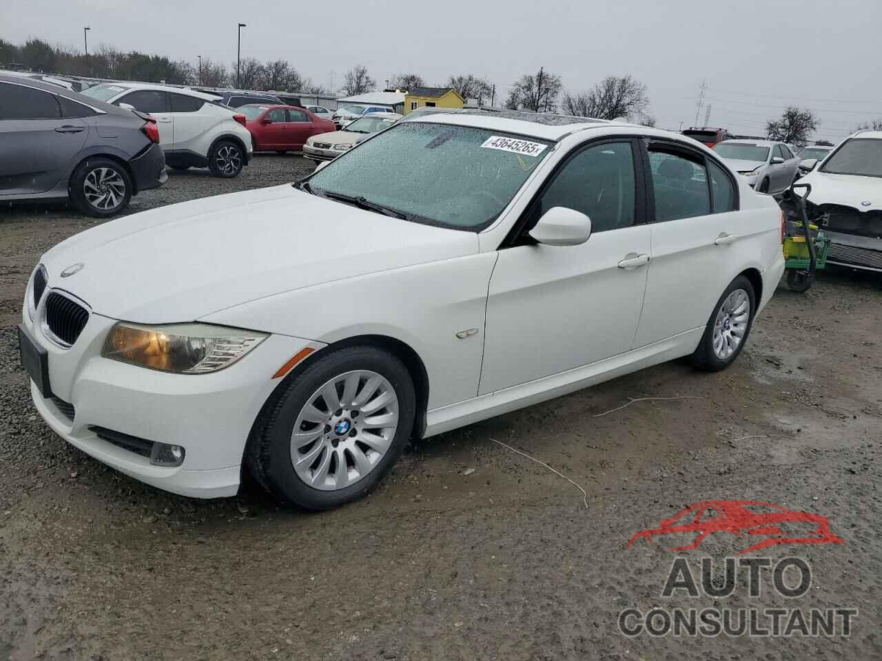 BMW 3 SERIES 2009 - WBAPH57559NM33820