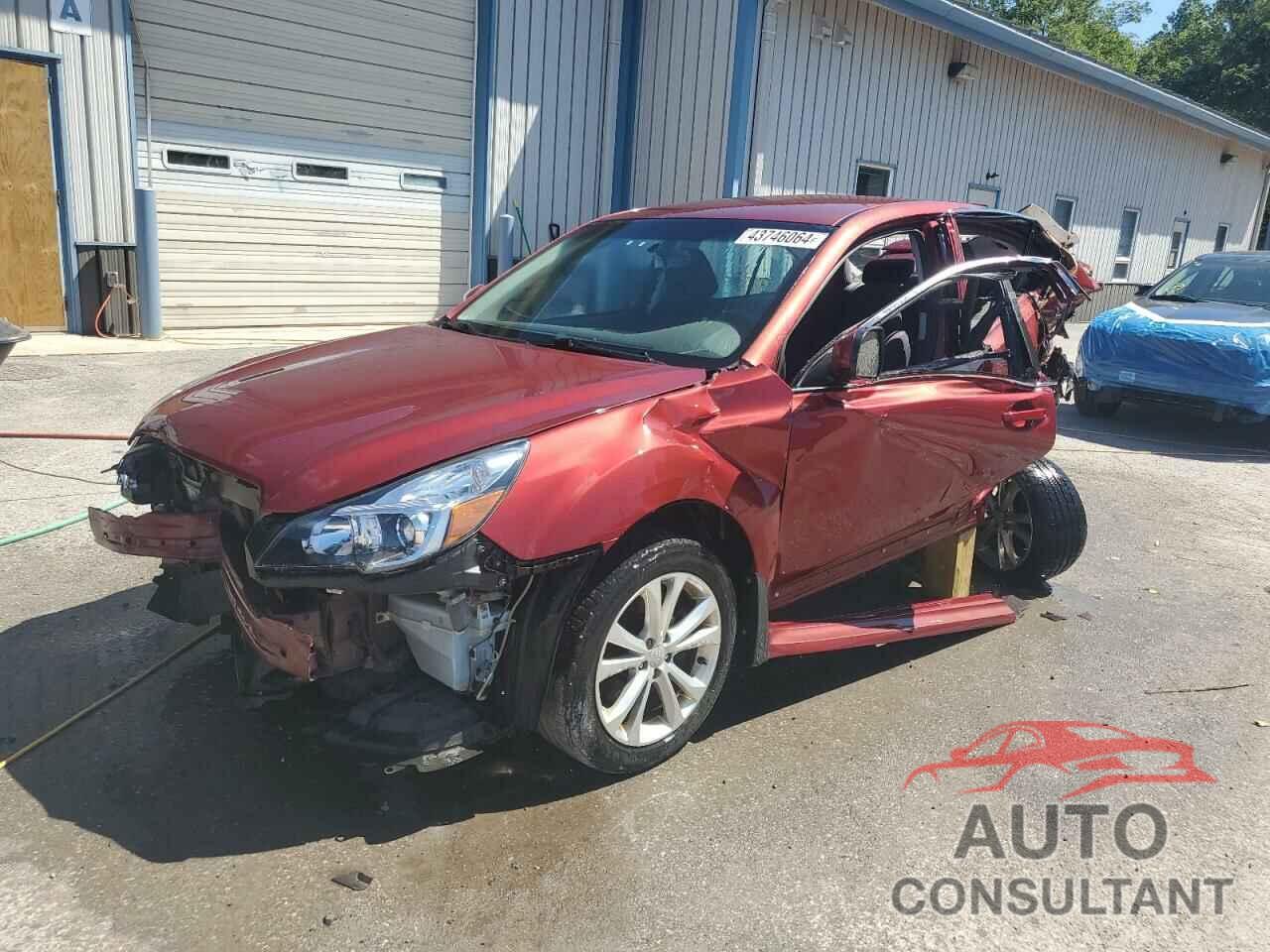 SUBARU LEGACY 2013 - 4S3BMEA62D2007202
