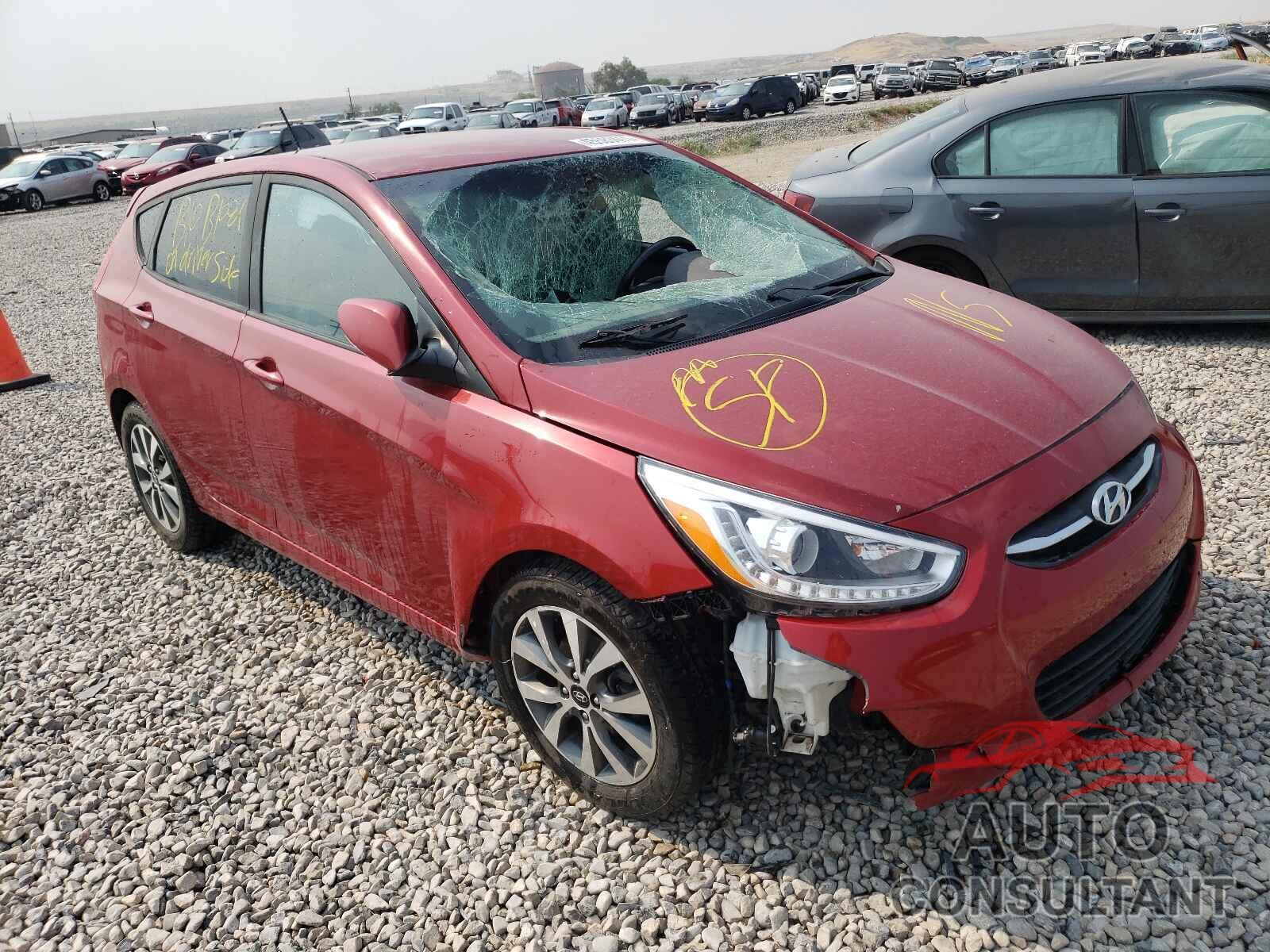 HYUNDAI ACCENT 2017 - KMHCU5AE1HU365716
