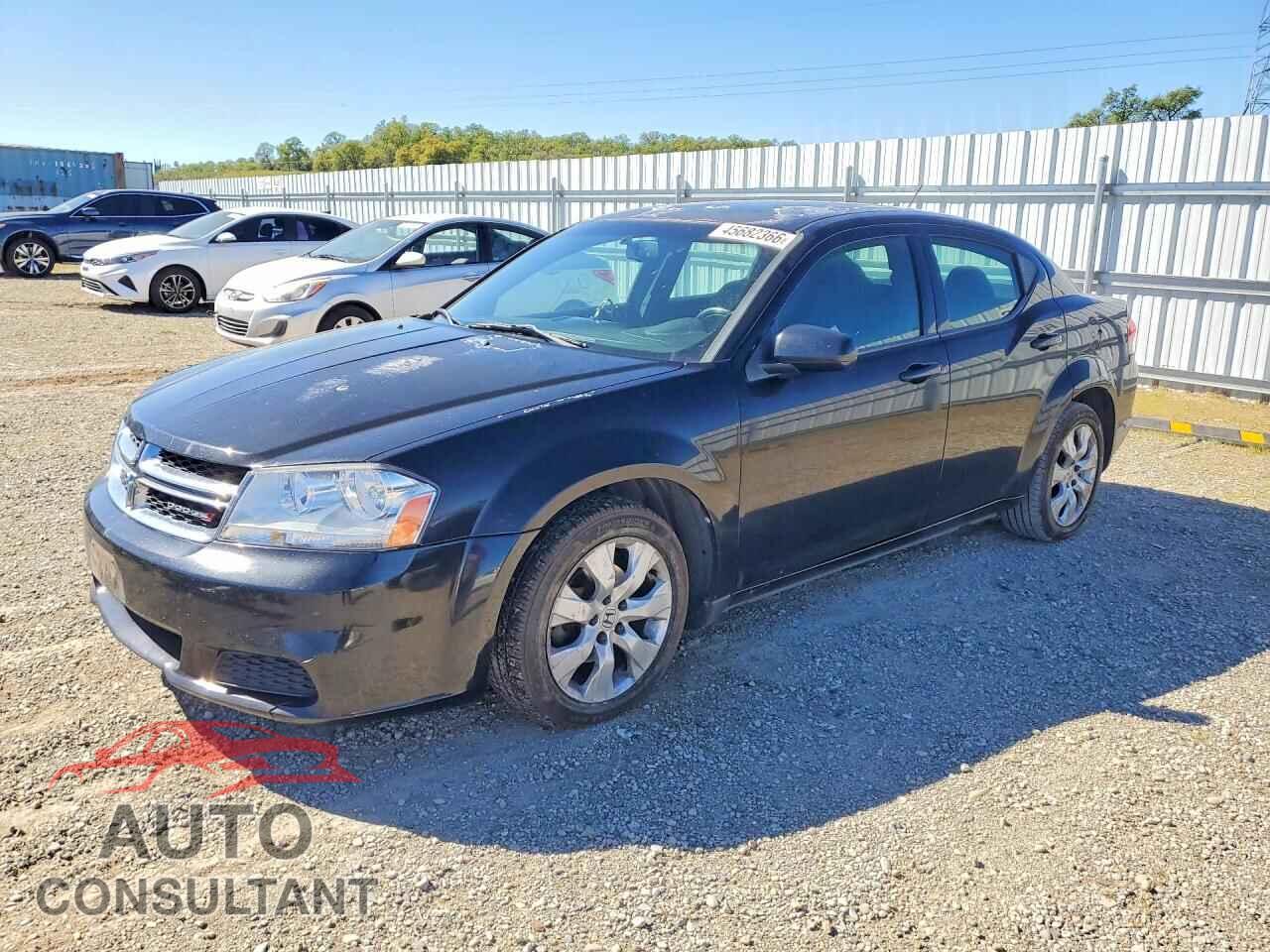 DODGE AVENGER 2012 - 1C3CDZCB6CN206812