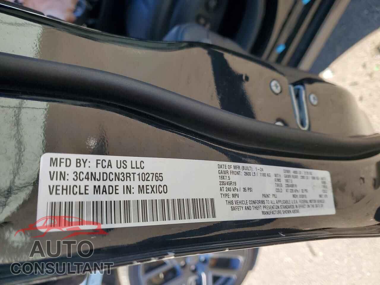 JEEP COMPASS 2024 - 3C4NJDCN3RT102765