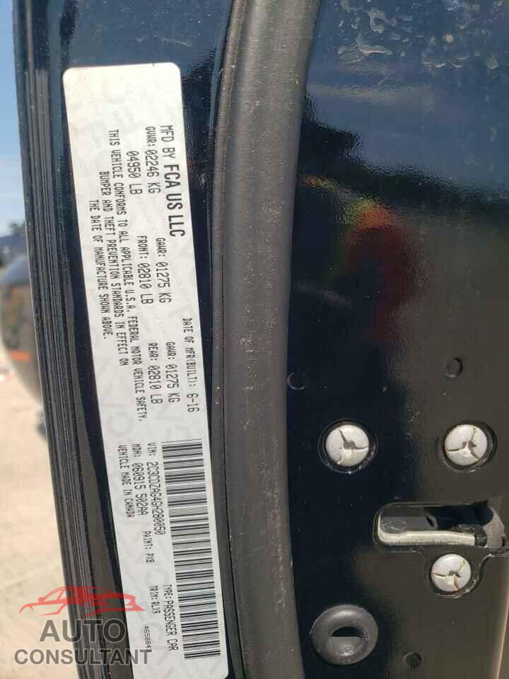 DODGE CHALLENGER 2016 - 2C3CDZAG4GH280050