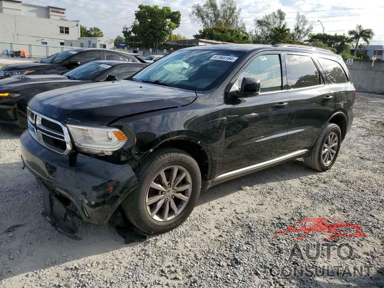 DODGE DURANGO 2017 - 1C4RDJAG0HC839282