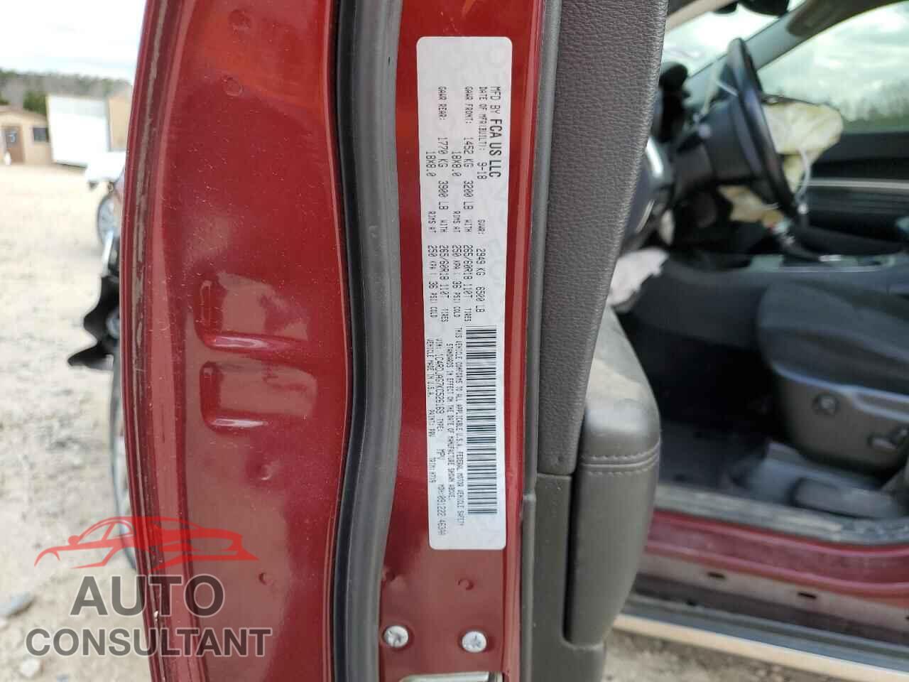 DODGE DURANGO 2019 - 1C4RDJAG7KC526169