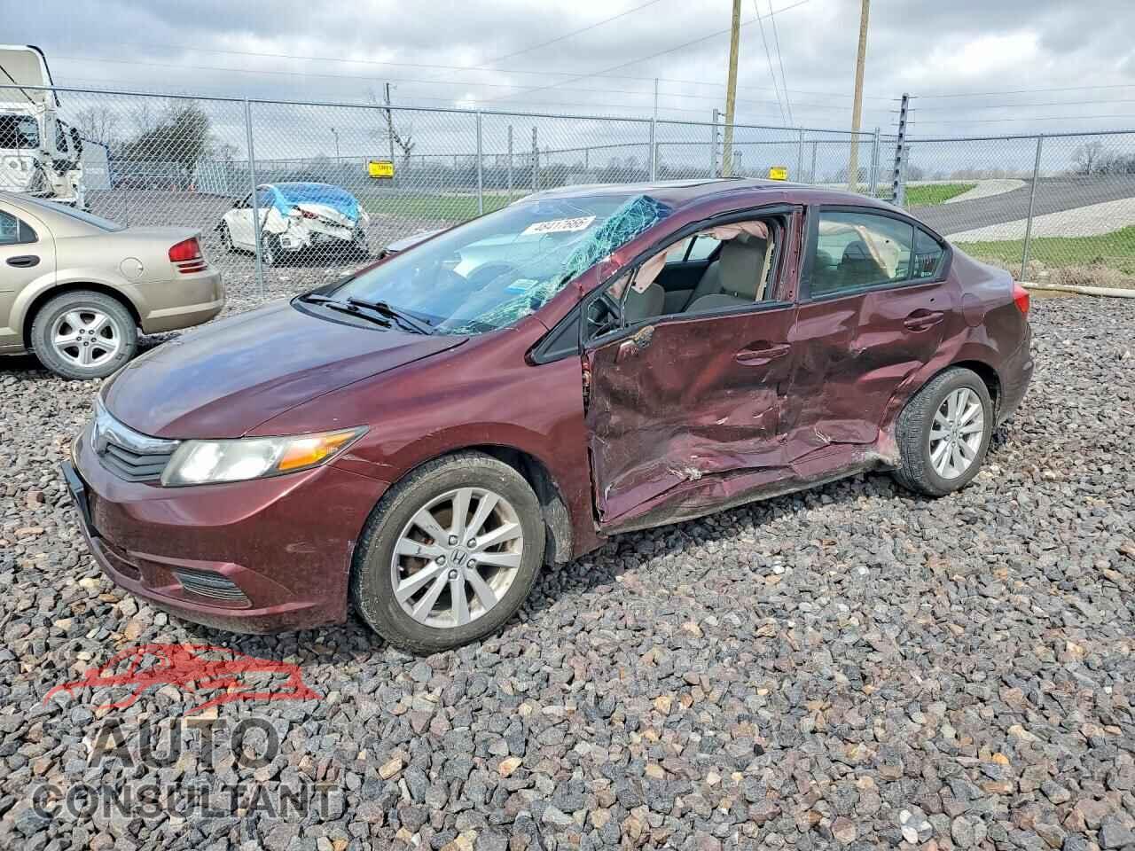 HONDA CIVIC 2012 - 2HGFB2F86CH545778