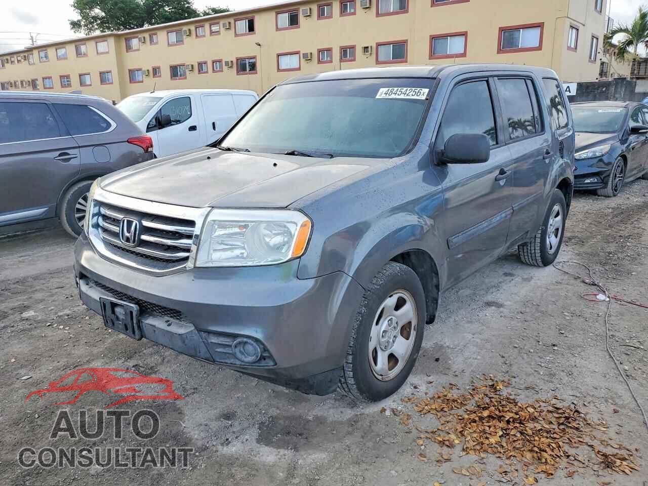 HONDA PILOT 2012 - 5FNYF3H24CB003353