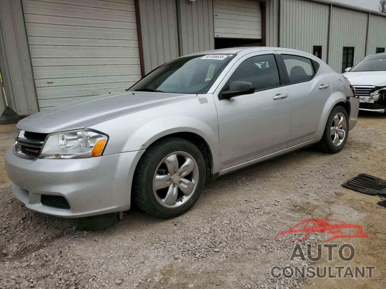 DODGE AVENGER 2012 - 1C3CDZAB5CN242901