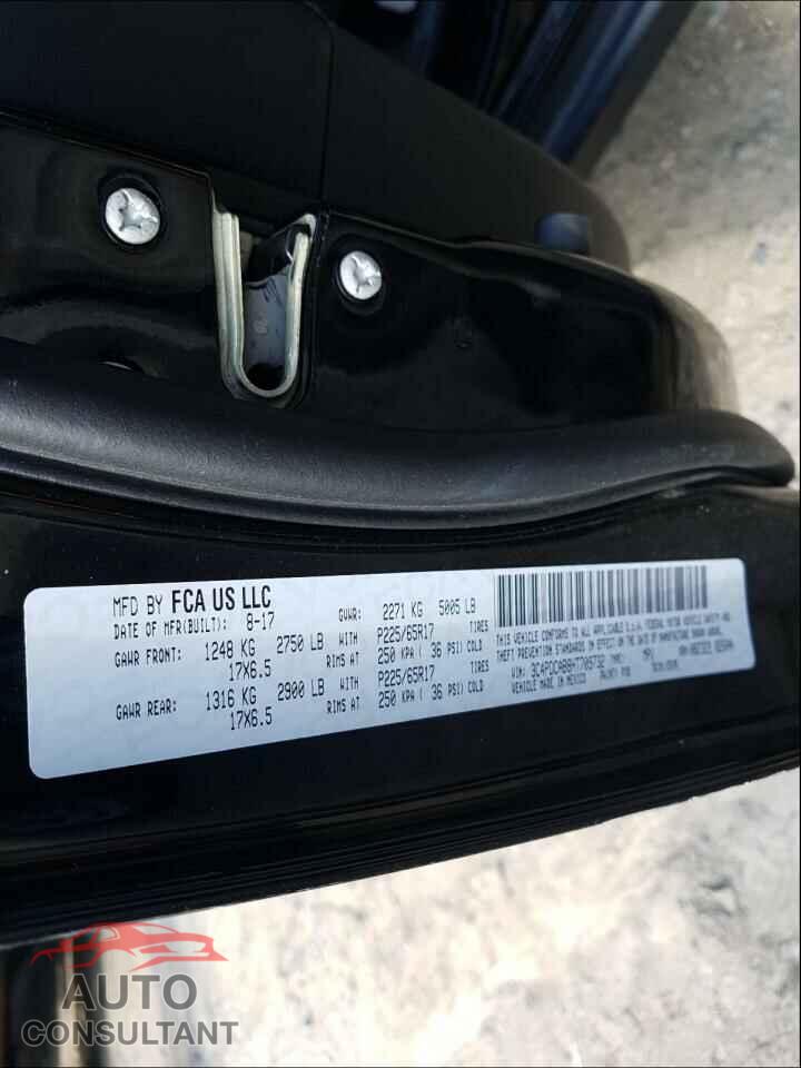 DODGE JOURNEY 2017 - 3C4PDCAB8HT709732