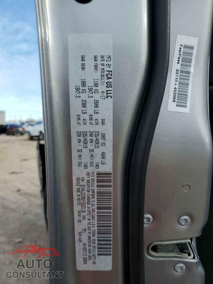 JEEP COMPASS 2017 - 3C4NJDCB6HT632118