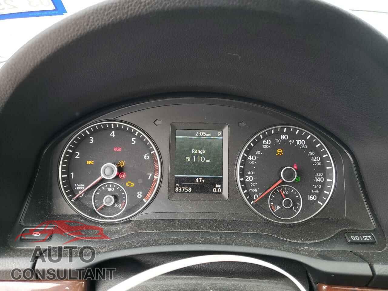 VOLKSWAGEN EOS 2012 - WVWFW7AH5CV013498