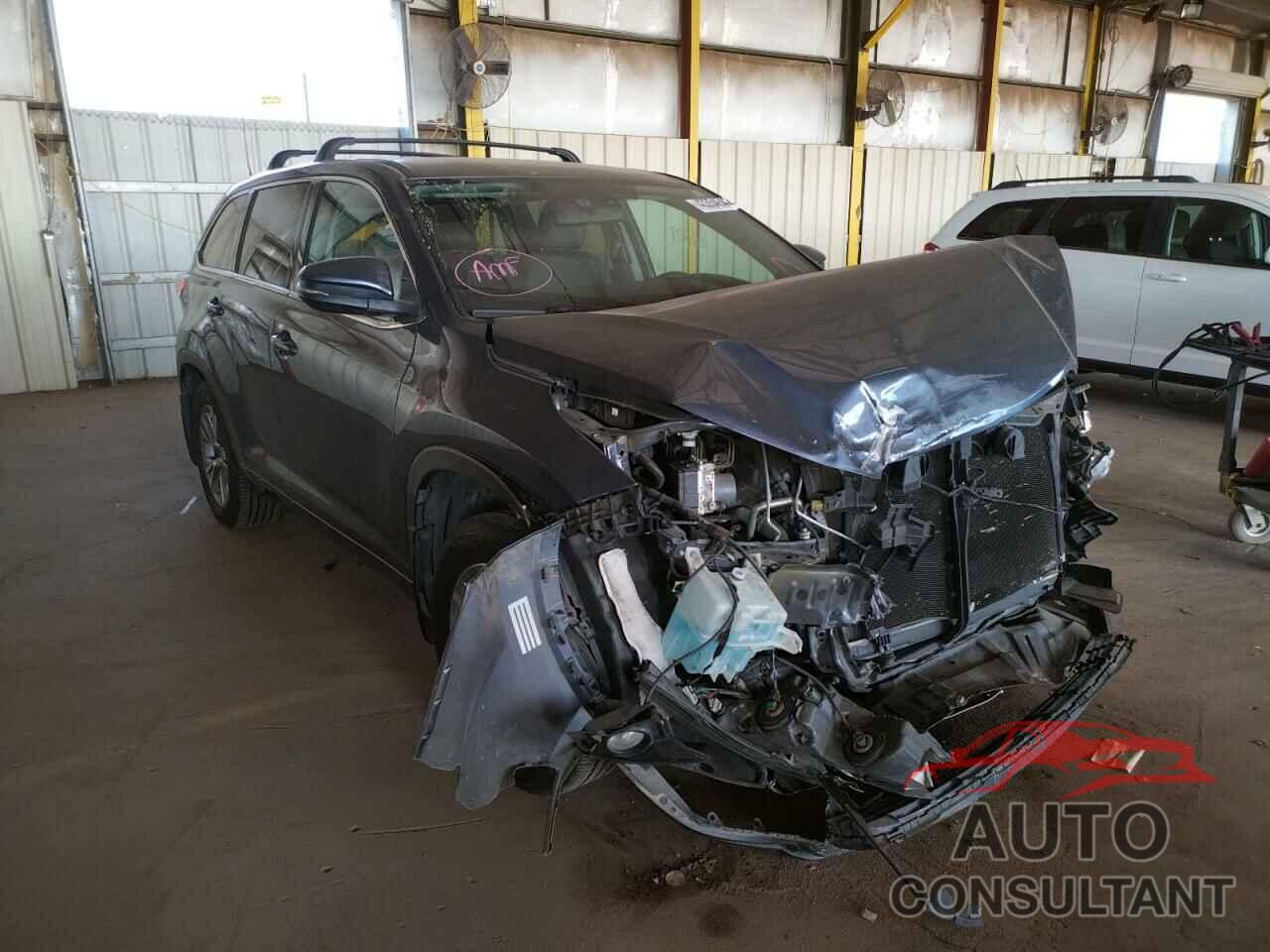 TOYOTA HIGHLANDER 2016 - 5TDBKRFH6GS264352
