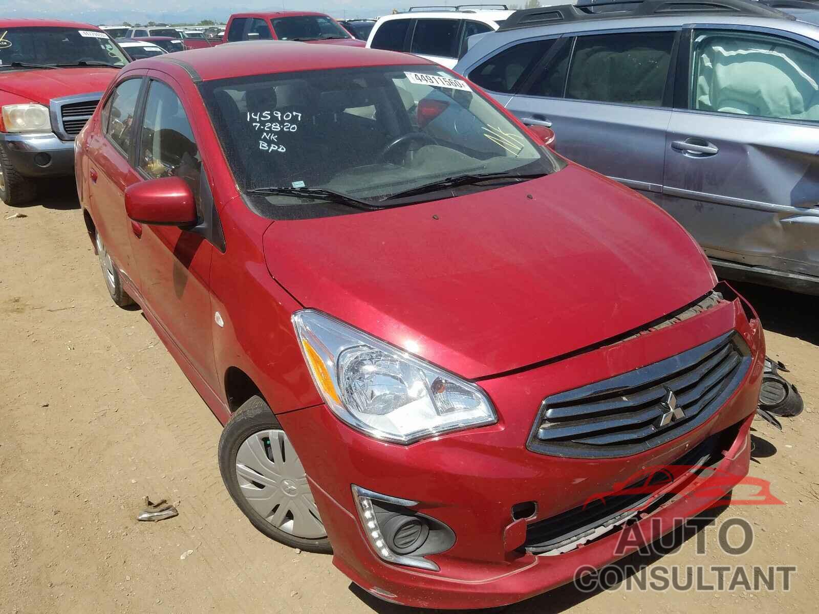 MITSUBISHI MIRAGE 2017 - ML32F3FJ8HHF12567