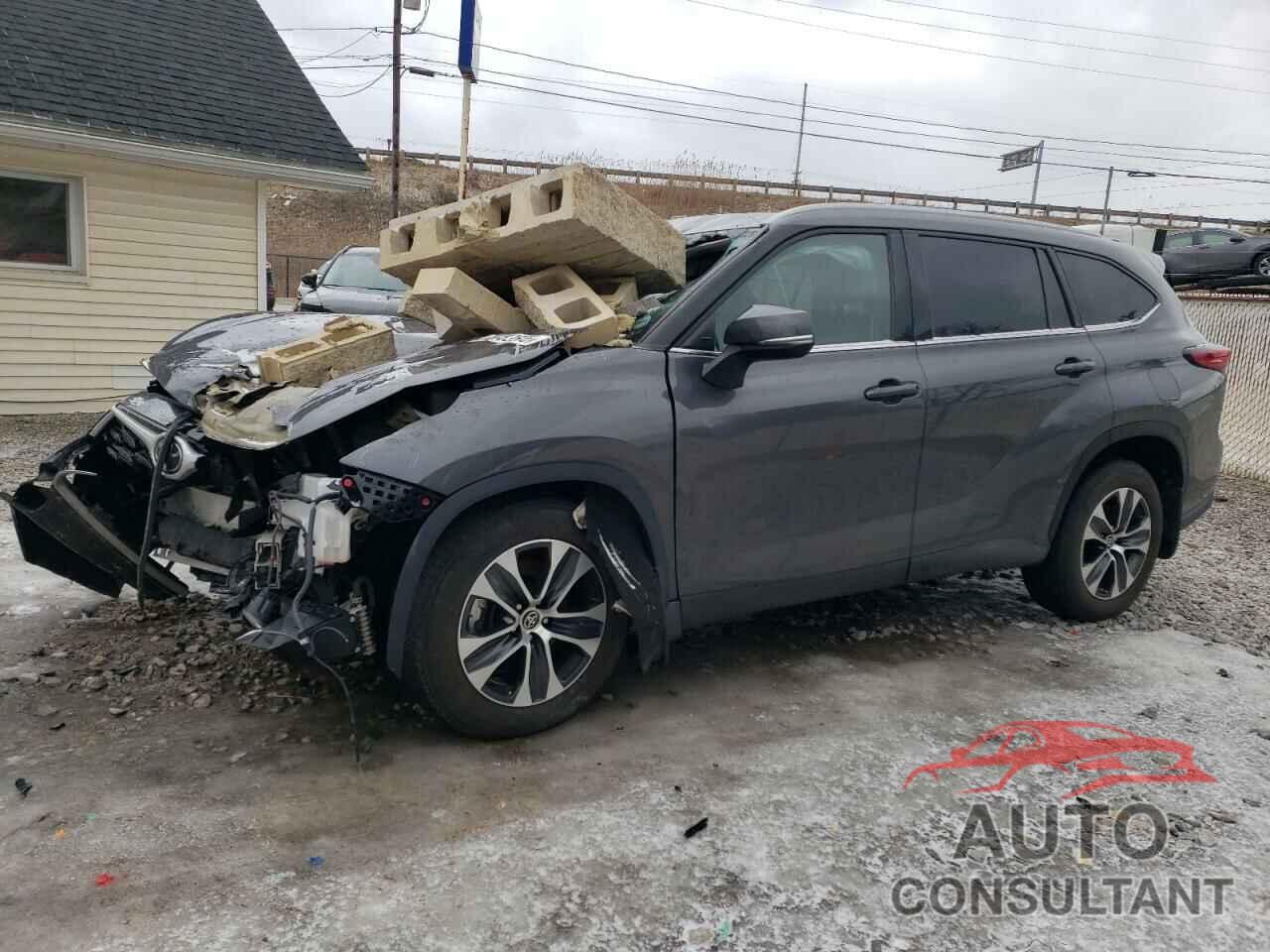 TOYOTA HIGHLANDER 2022 - 5TDGZRBH9NS245508