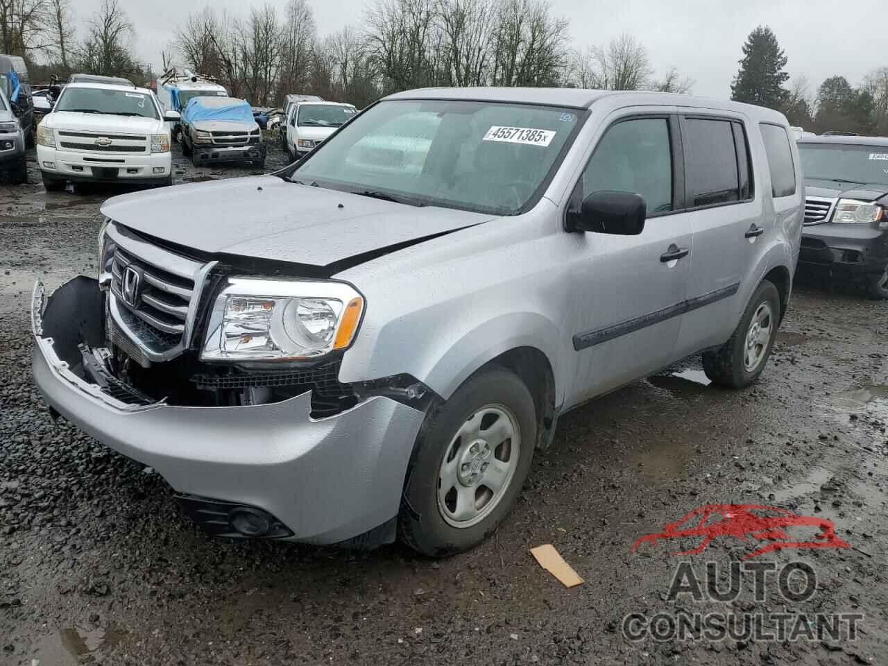 HONDA PILOT 2014 - 5FNYF4H24EB057521