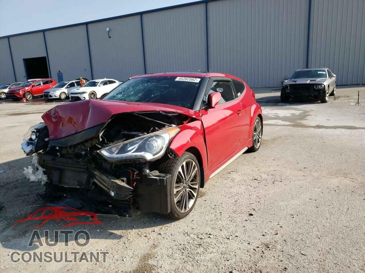 HYUNDAI VELOSTER 2016 - KMHTC6AE6GU283410