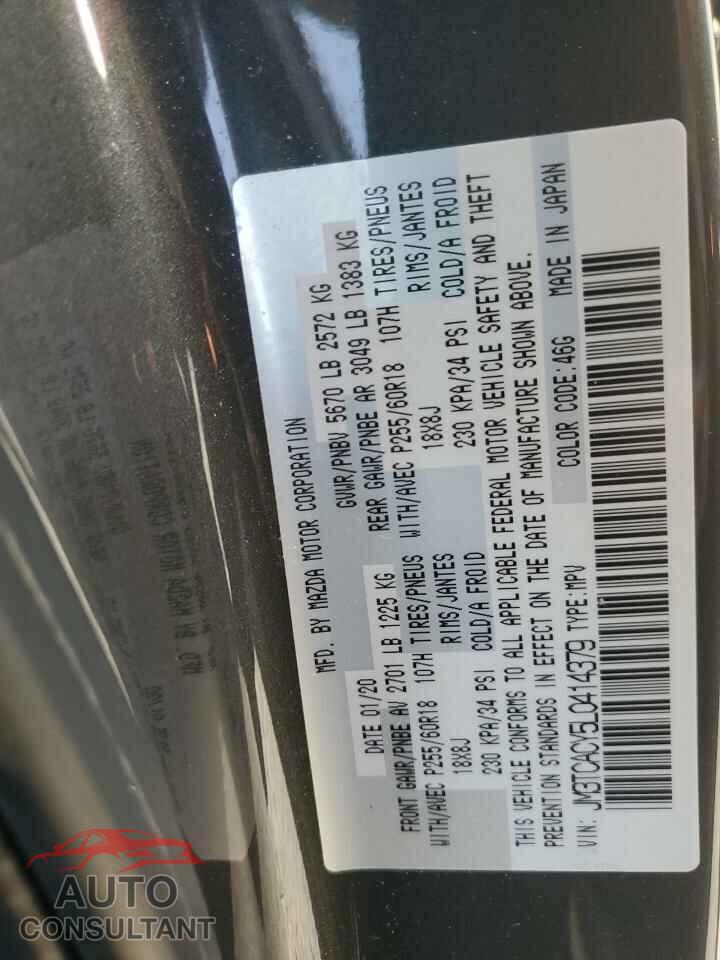 MAZDA CX-9 2020 - JM3TCACY5L0414379