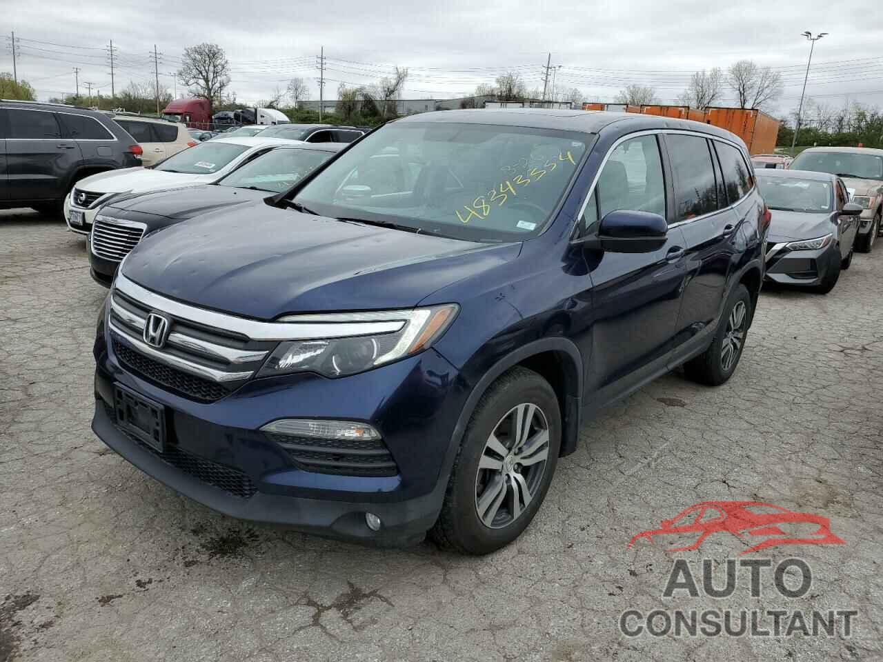 HONDA PILOT 2017 - 5FNYF6H57HB006721