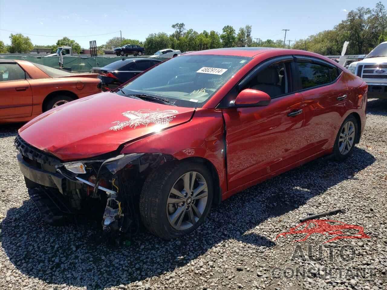 HYUNDAI ELANTRA 2018 - 5NPD84LF6JH344731