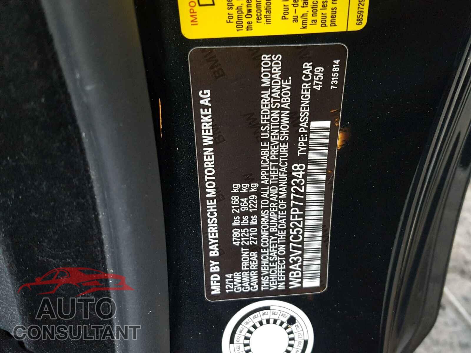 BMW 428 I 2015 - WBA3V7C52FP772348