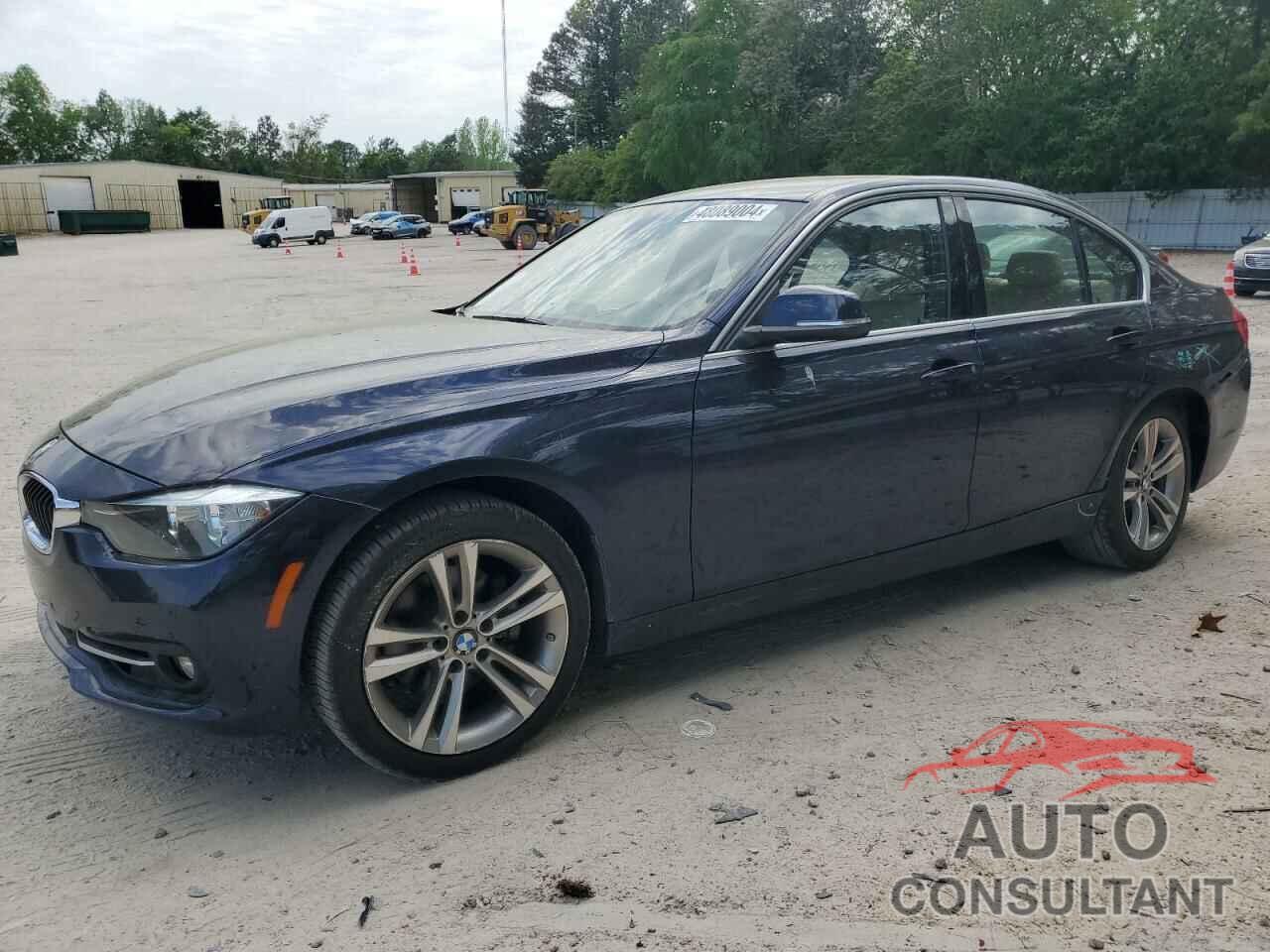 BMW 3 SERIES 2017 - WBA8B9G38HNU55577