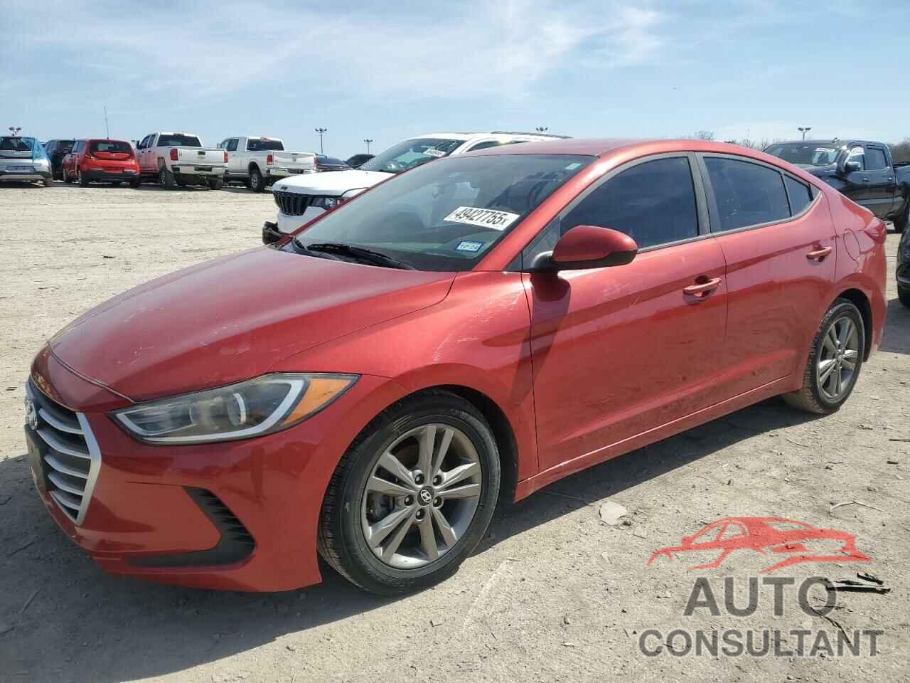 HYUNDAI ELANTRA 2018 - 5NPD84LF1JH213688