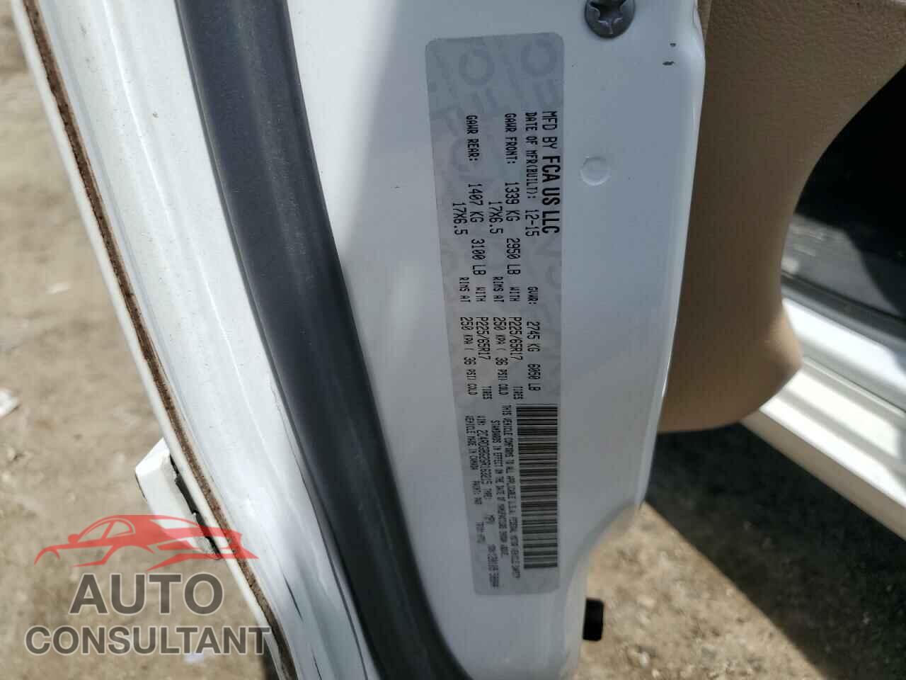 DODGE CARAVAN 2016 - 2C4RDGBG2GR163215