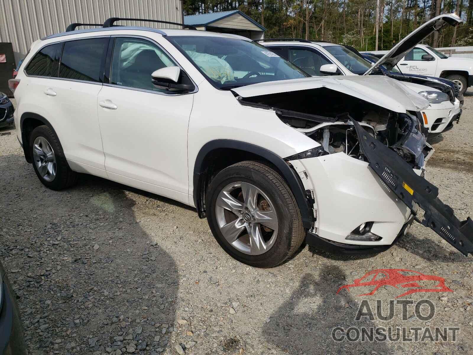 TOYOTA HIGHLANDER 2016 - 5TDDKRFH4GS281949