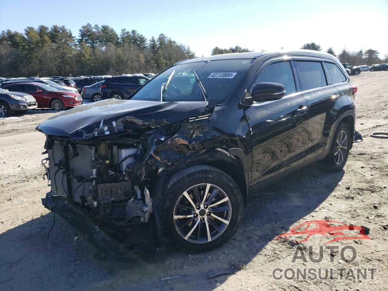 TOYOTA HIGHLANDER 2019 - 5TDJZRFH0KS596237