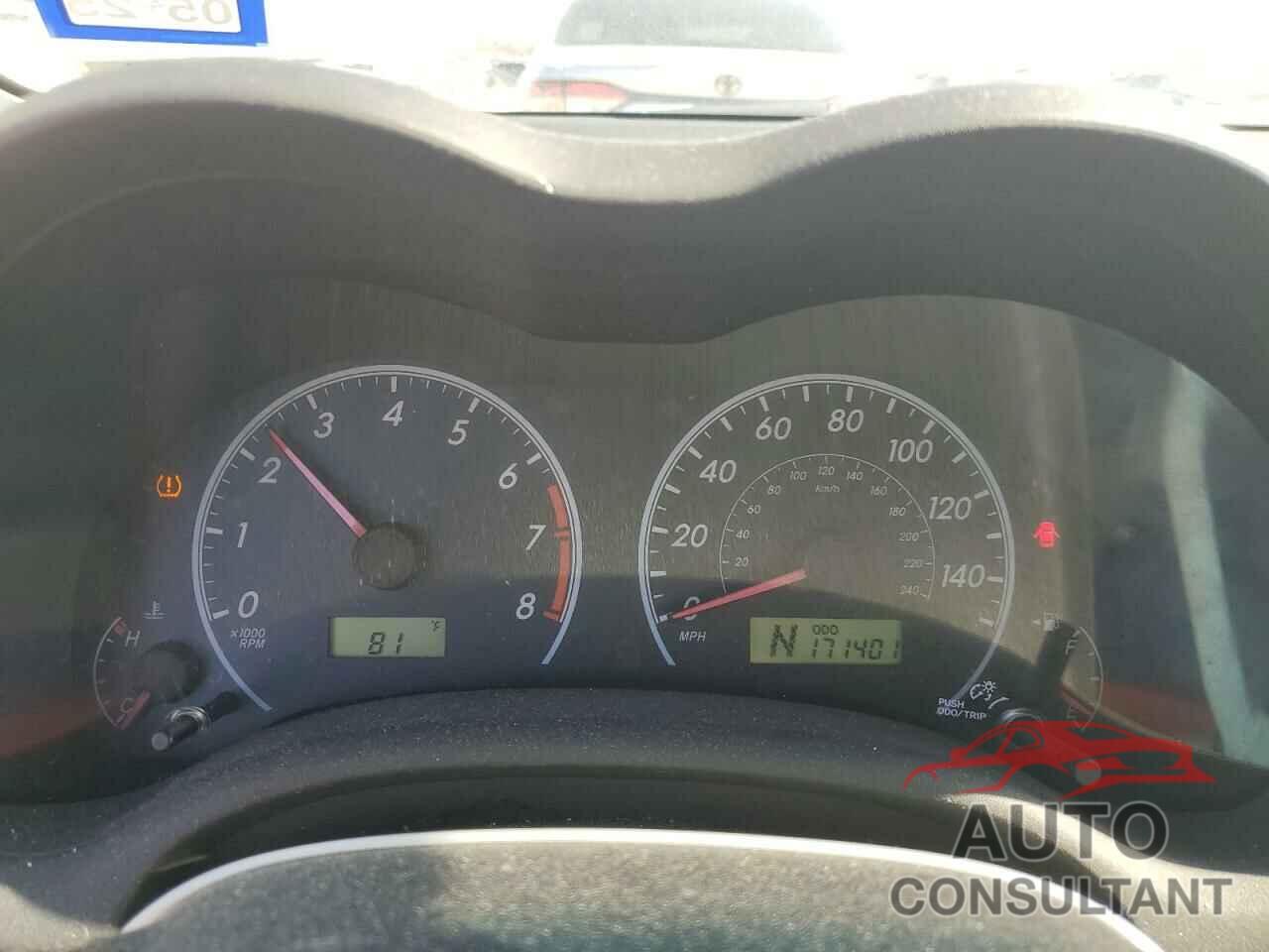 TOYOTA COROLLA 2011 - 2T1BU4EE9BC601229