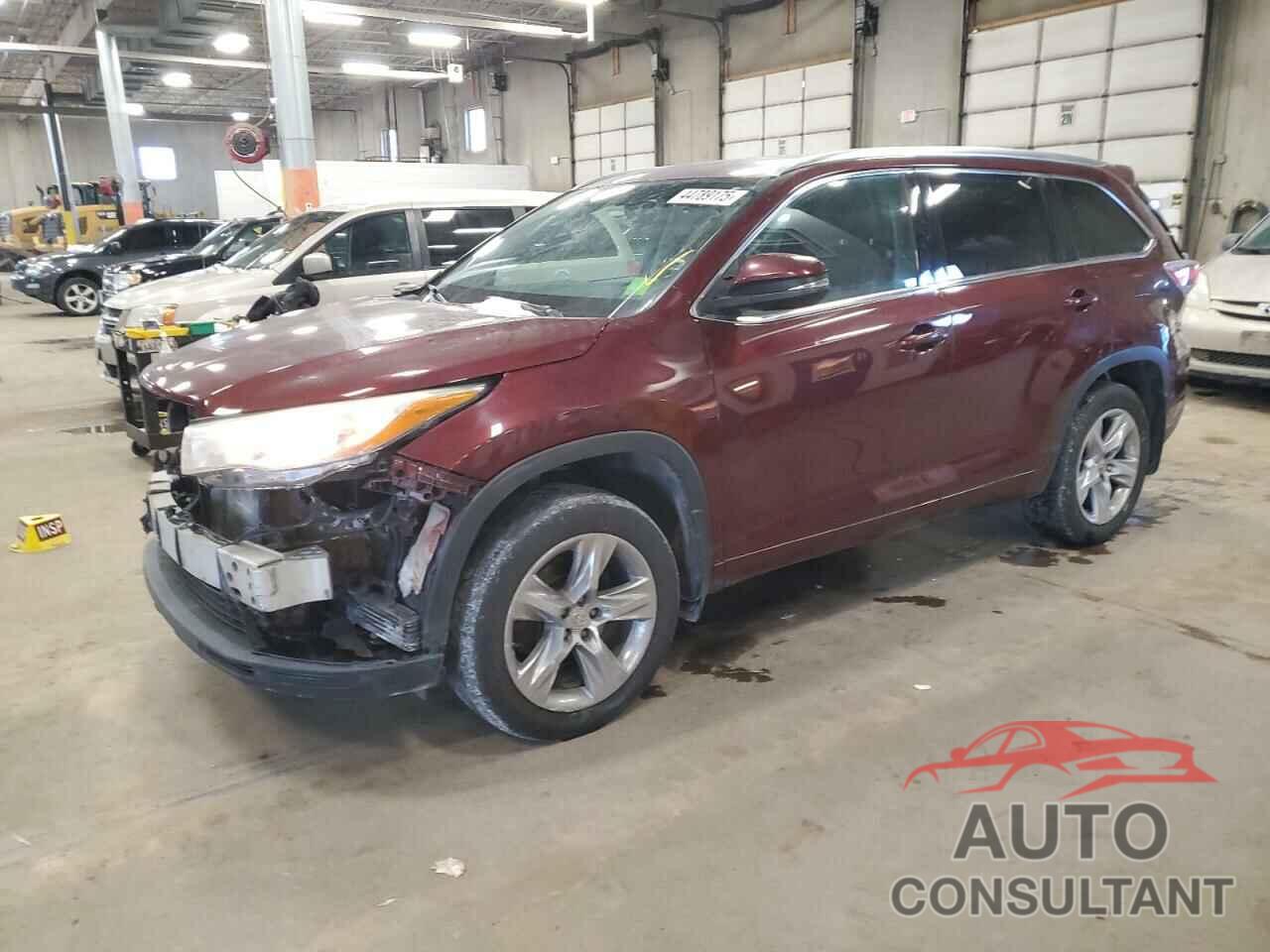 TOYOTA HIGHLANDER 2015 - 5TDDKRFHXFS164701